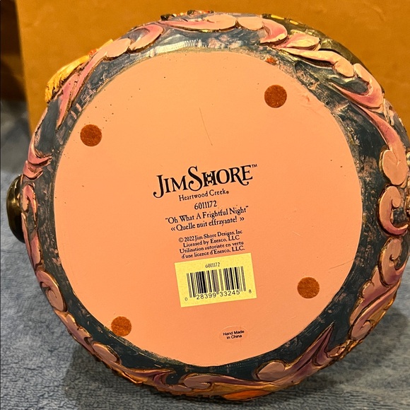 Jim Shore ‘Oh What a Frightful Night’ Halloween Basket - Picture 9 of 13